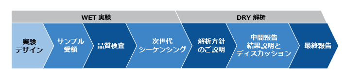 ご利用の流れ(WET&DRY)