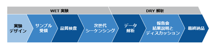 ご利用の流れ（WET＆DRY）